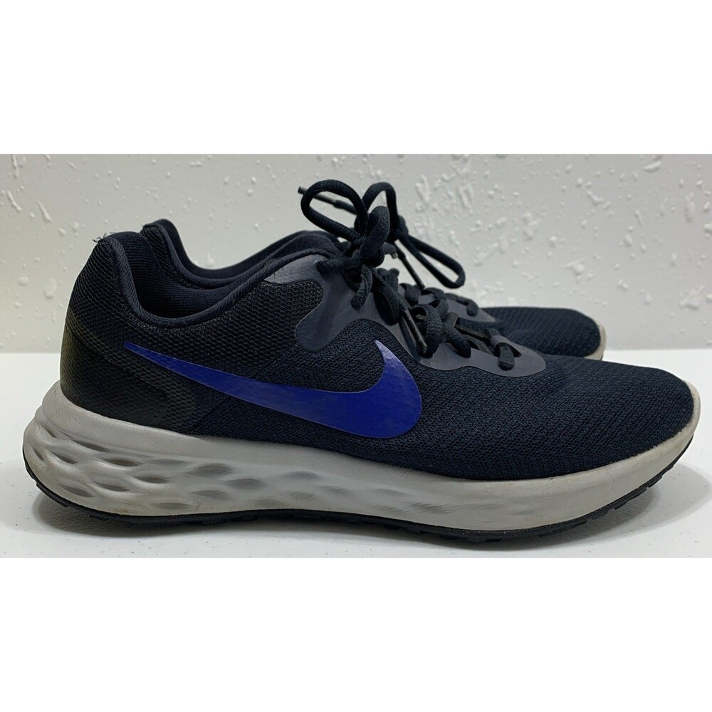 Nike DC3728-400 Running Shoes Sneakers Mens 8 Blue Mesh Lace Up